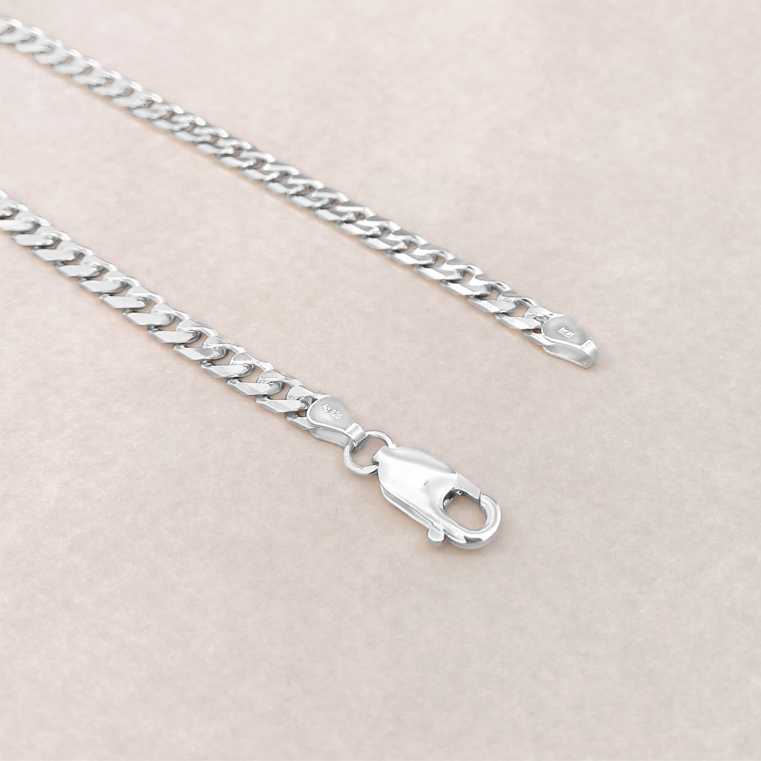 Gourmet ketting zilver sluiting