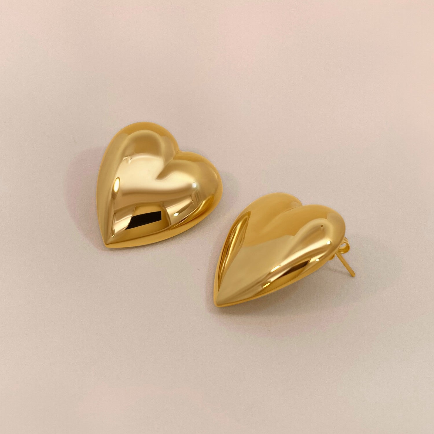 Grote hart oorbellen groot