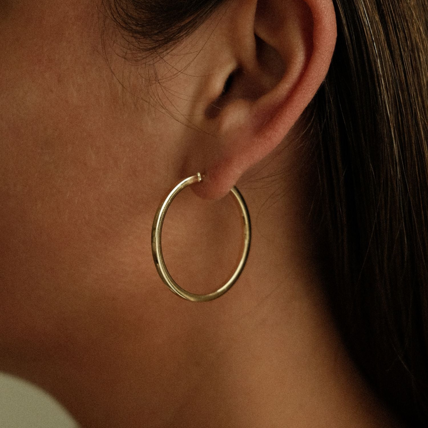 Hoops goud large Oro