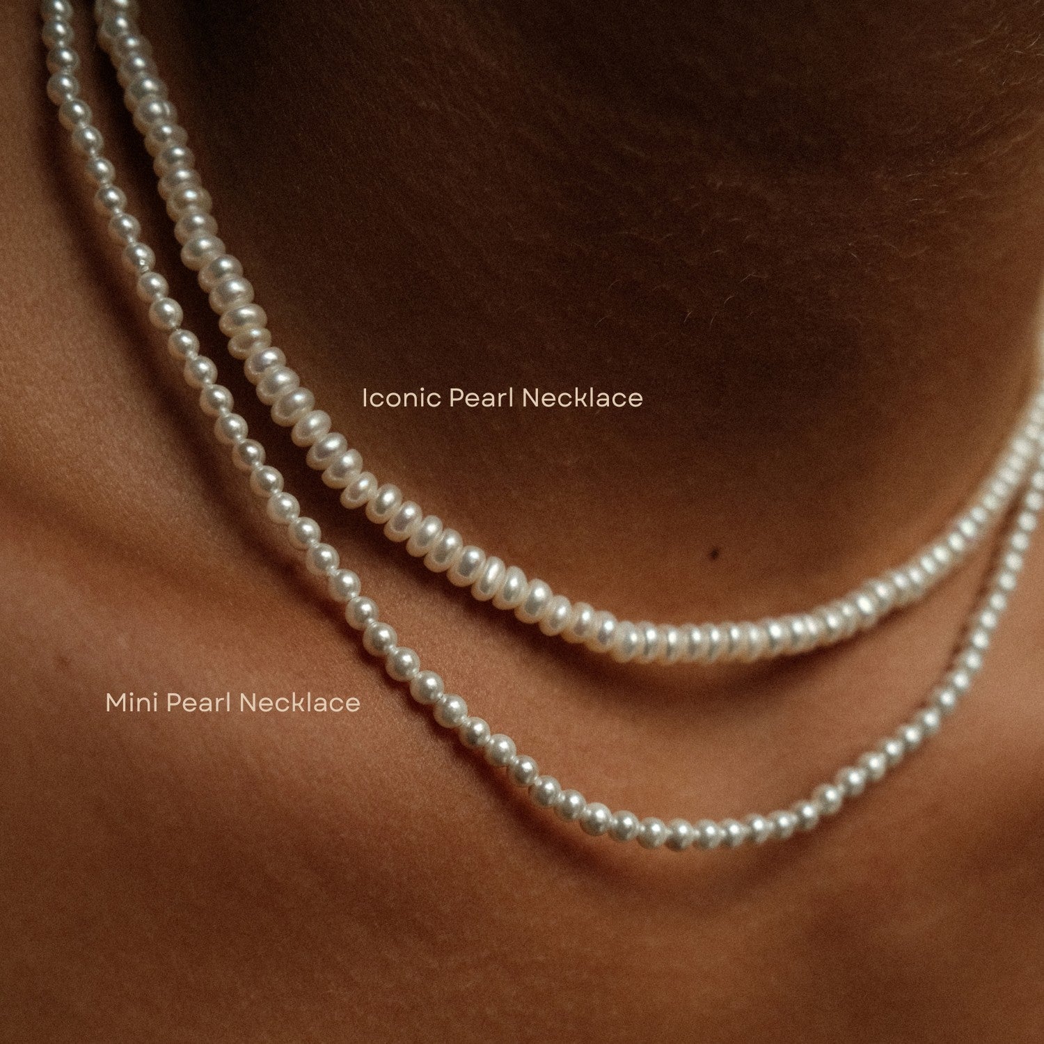 Iconic and Mini Pearl Necklace