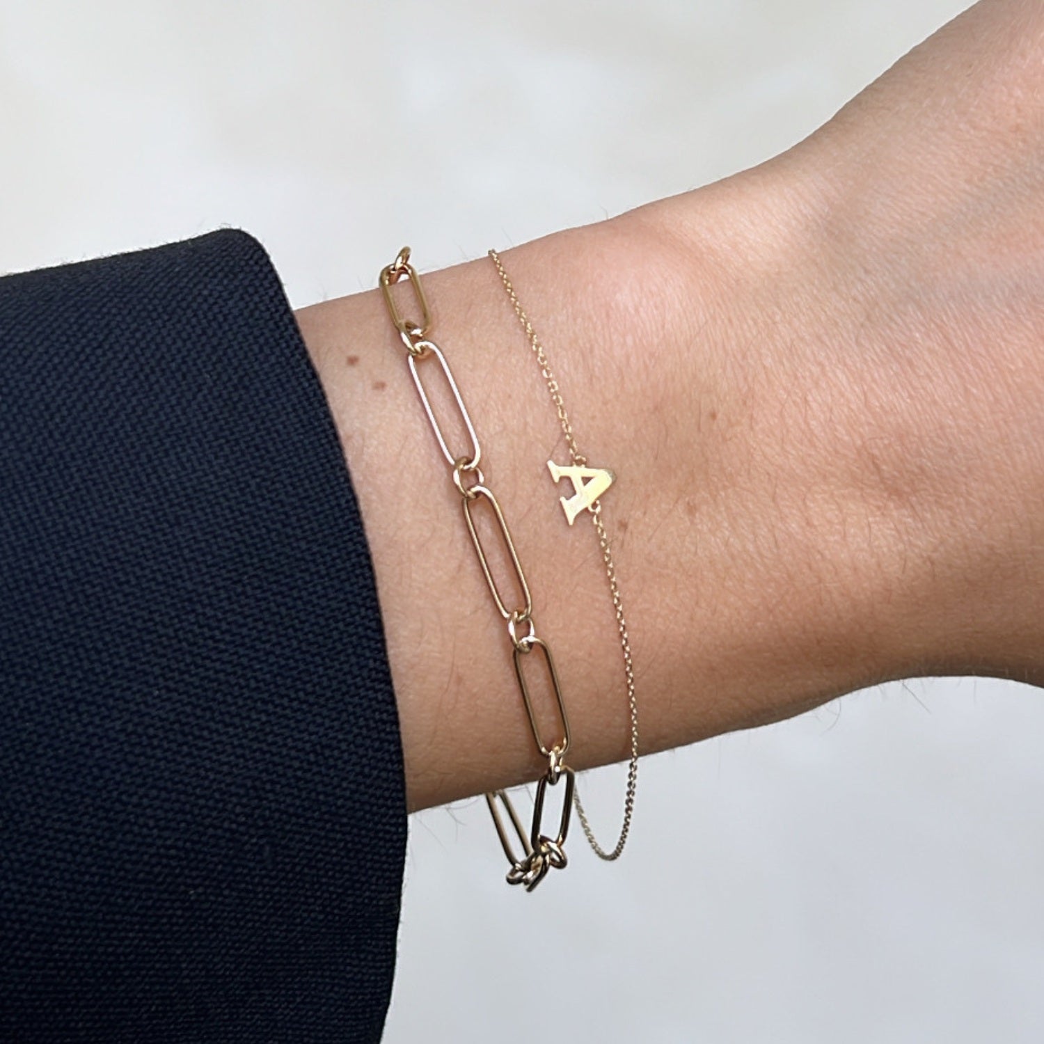 Initial Golden Bracelet Fine