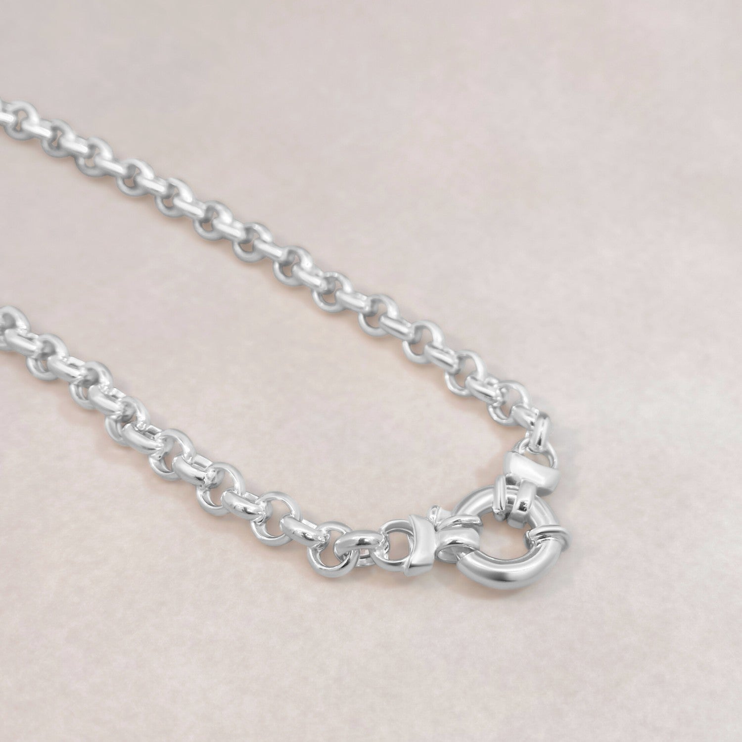 Jasseron ketting zilver