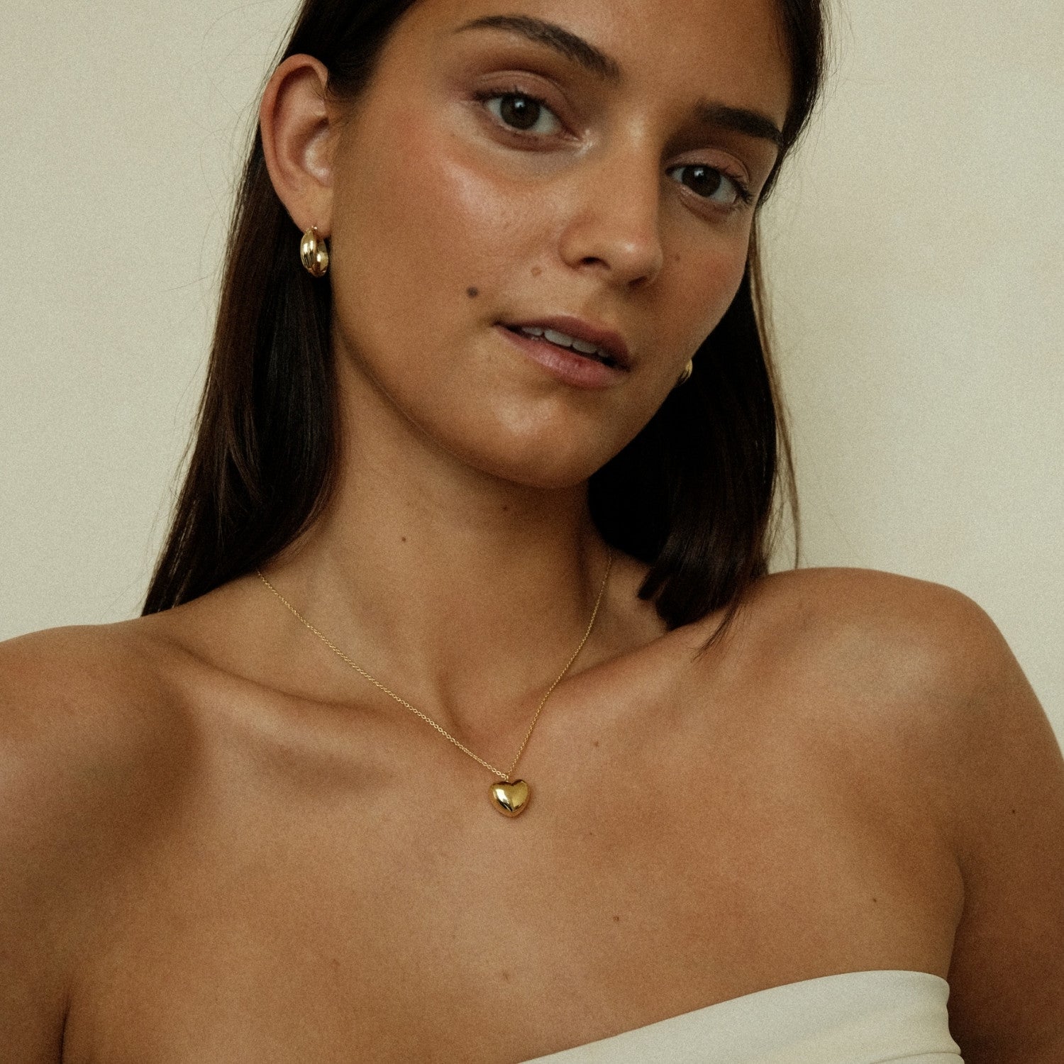 Ketting met bol hart