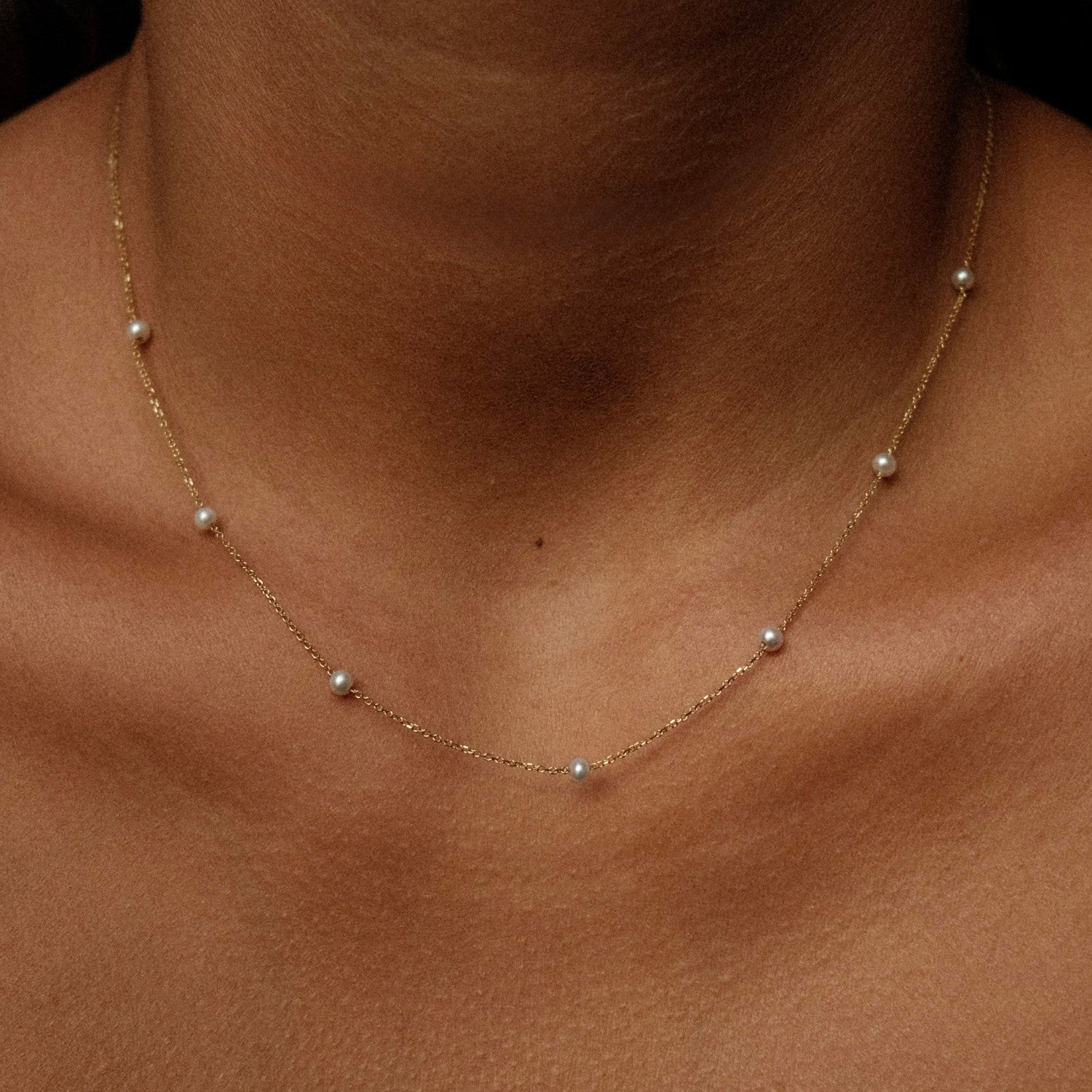 Ketting met pareltjes