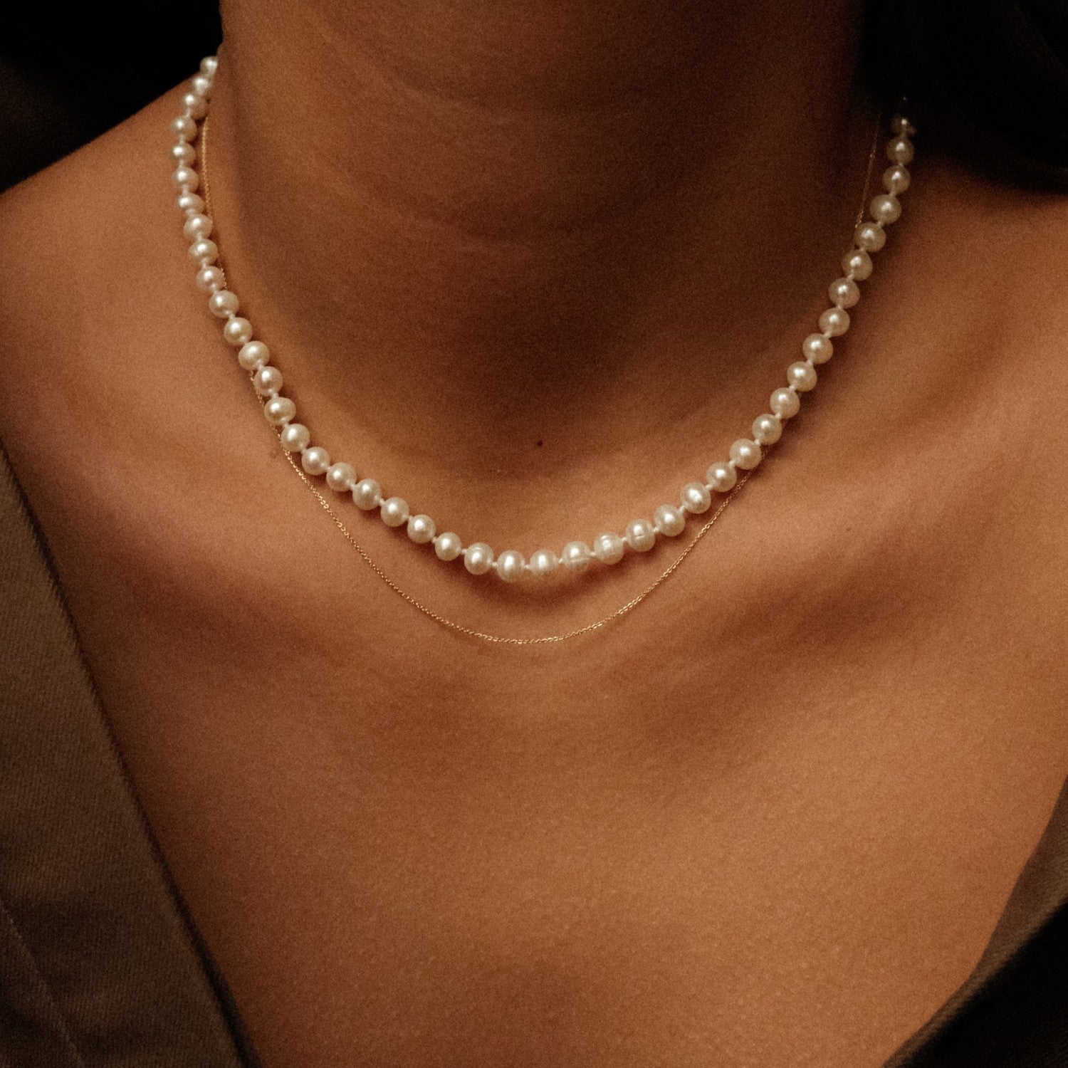 Klassieke parel ketting