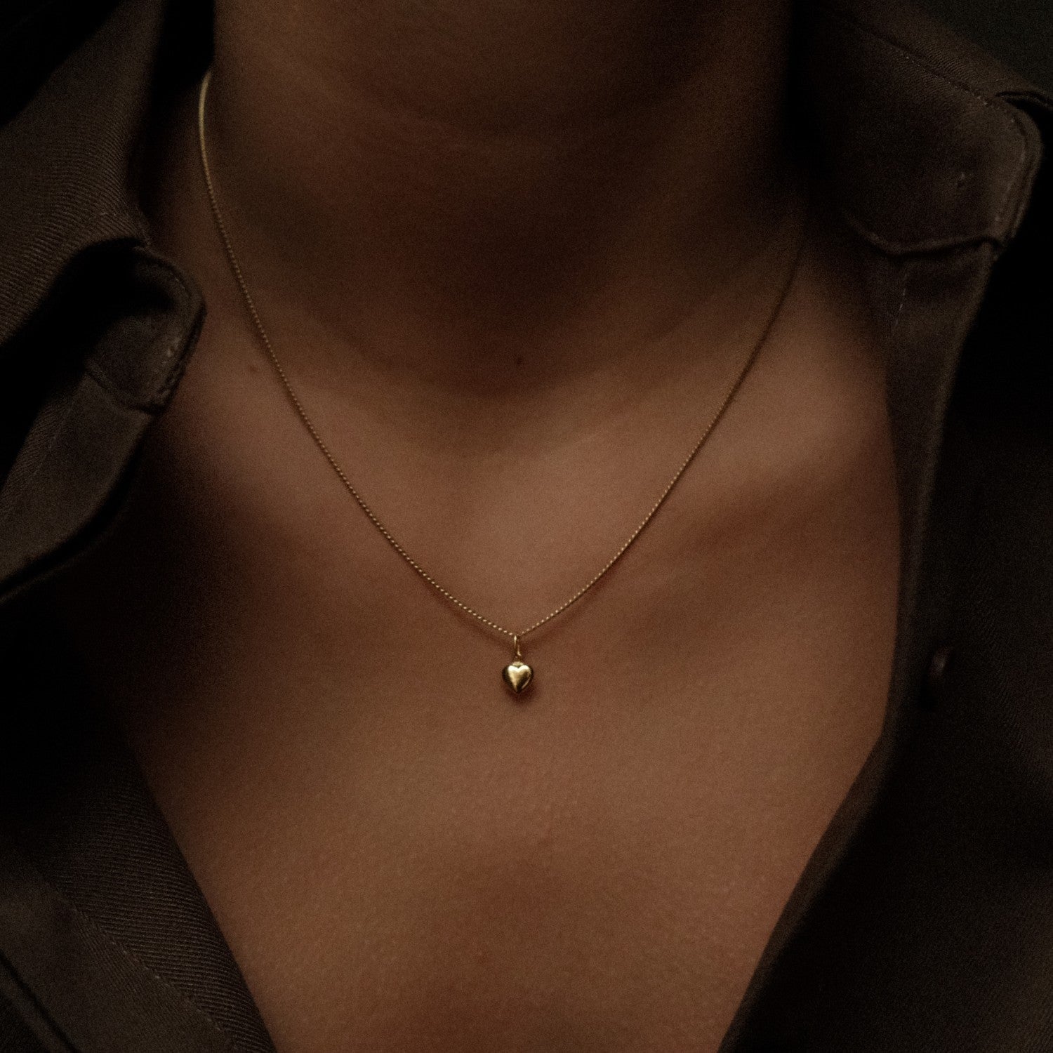 Kleine hart bedel goud