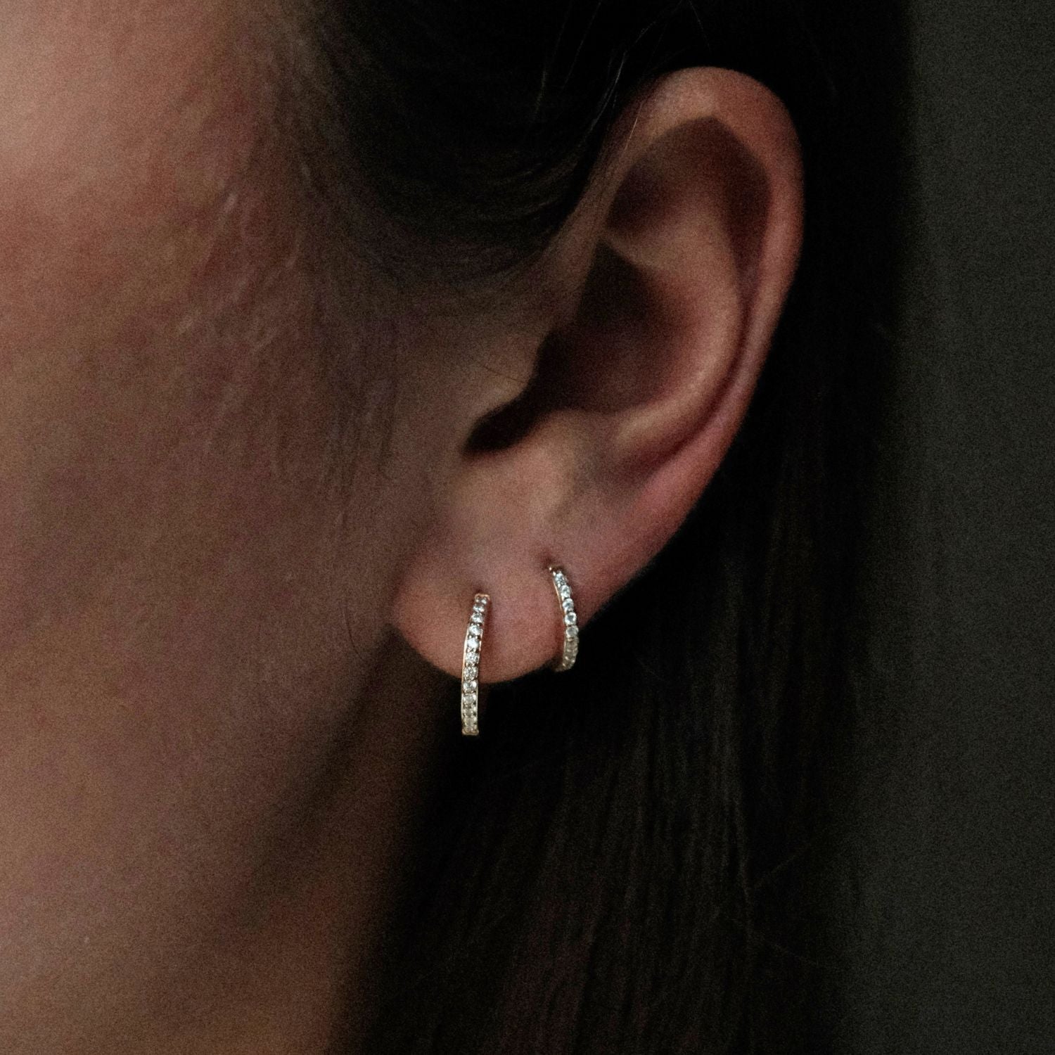 Kristal Hoops en Huggies