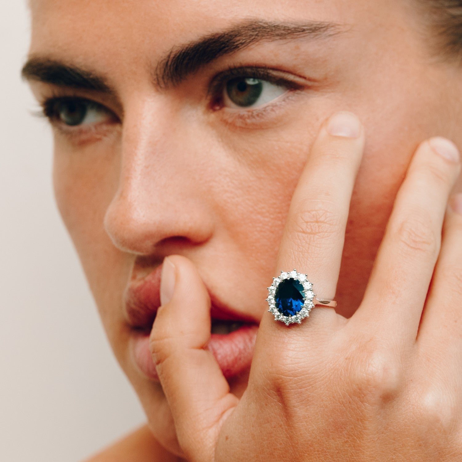 Lady Di Ring XXL Silver