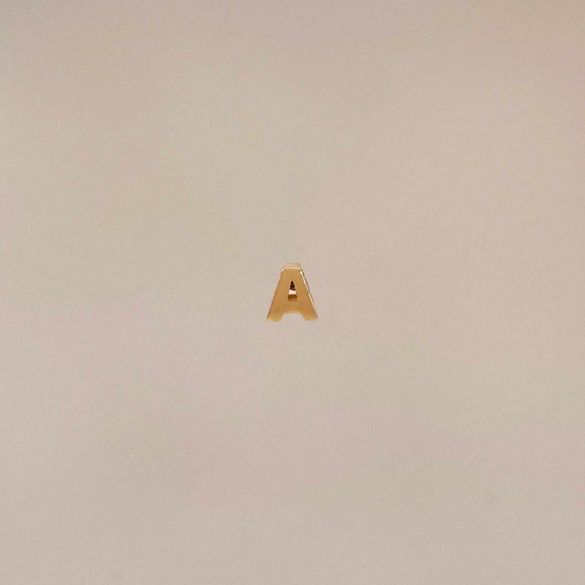 Letter Golden Charm