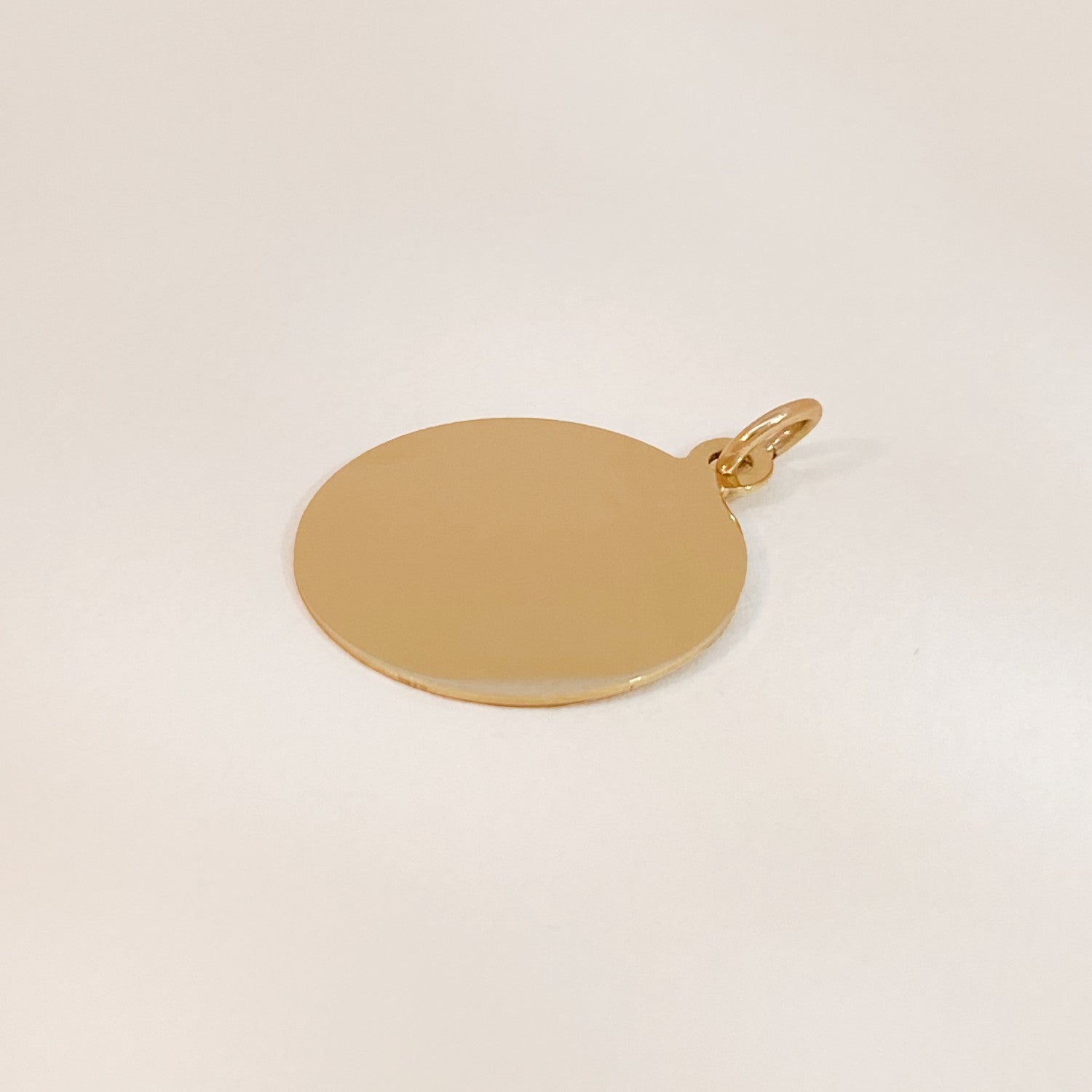 Munt hanger large goud