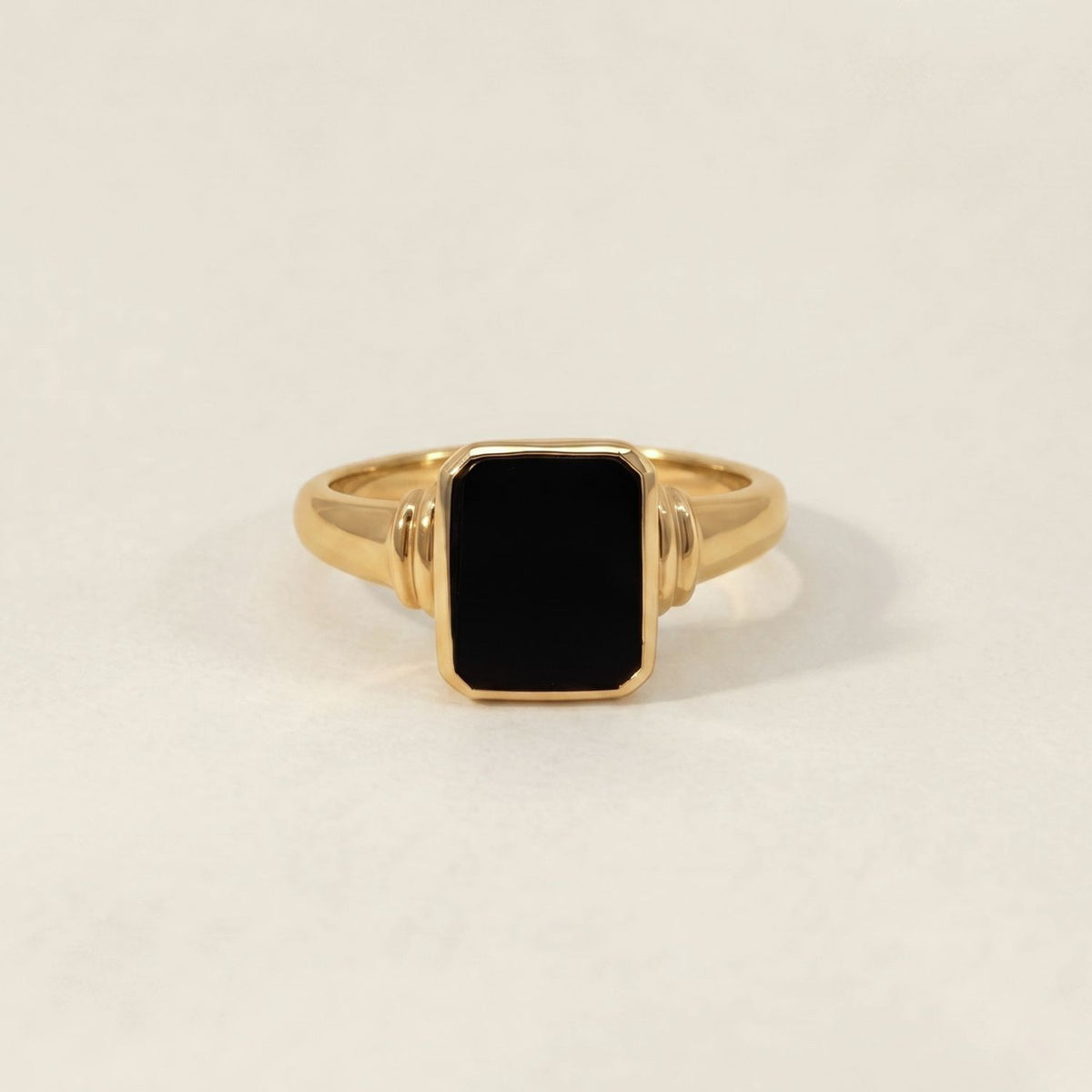 Onyx Pinky Ring