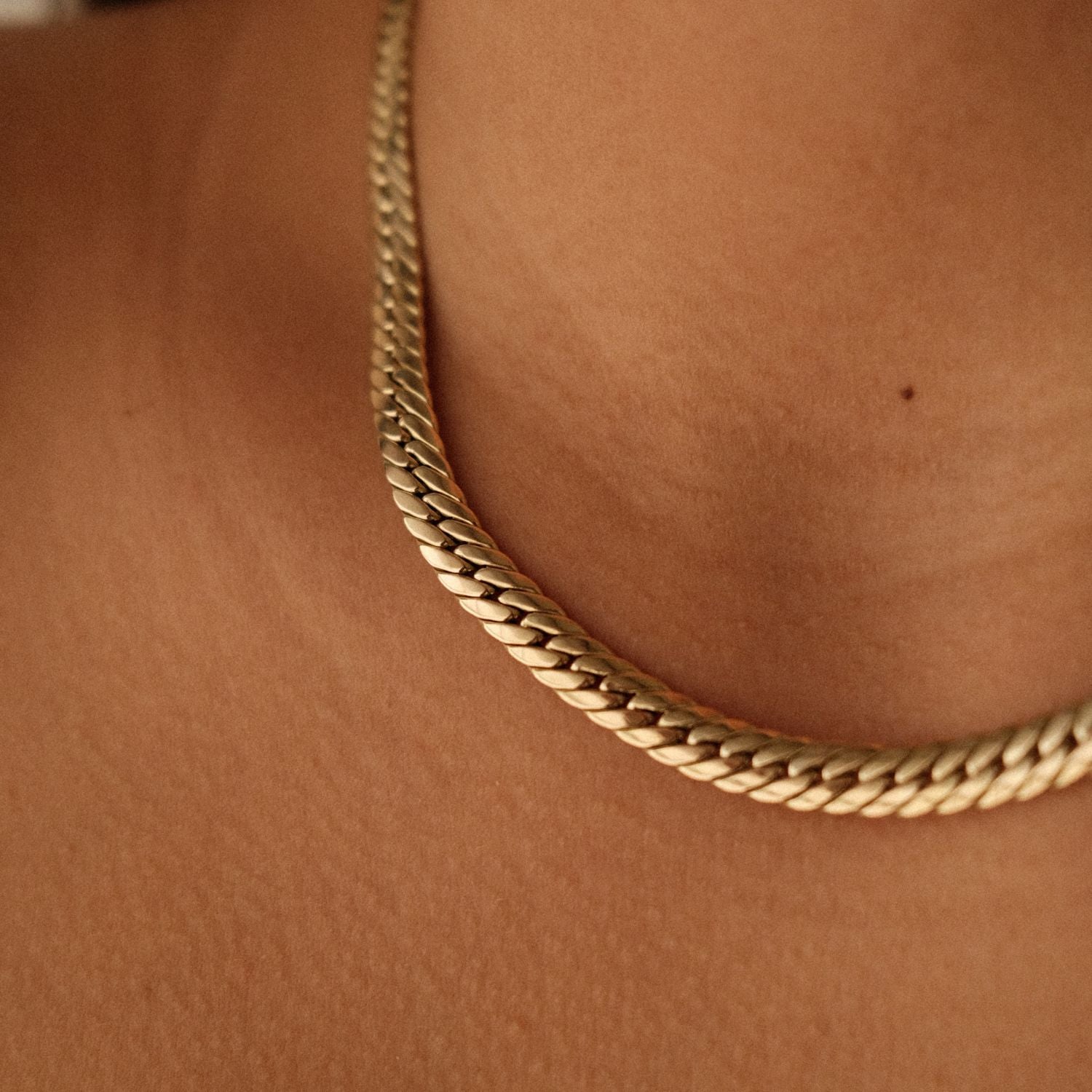 Oro Jewels Cobra Ketting Goud
