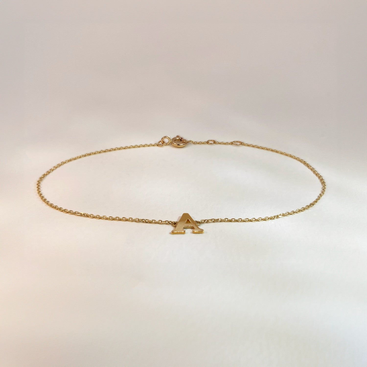 Oro Letter bracelet gold