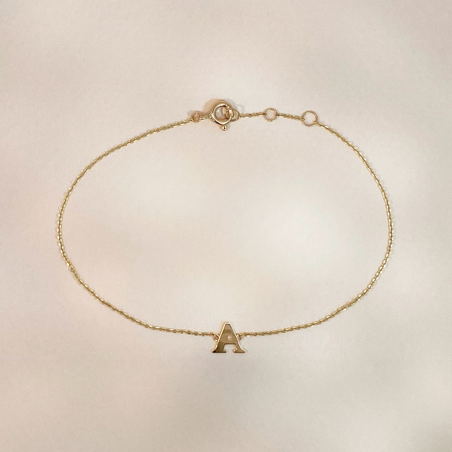 Oro letter bracelet