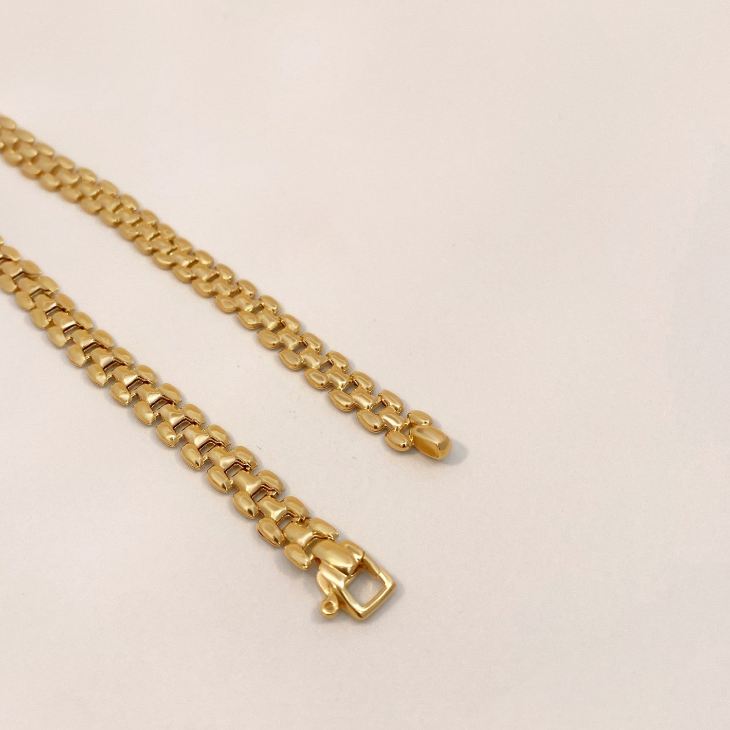 Panter ketting verguld goud