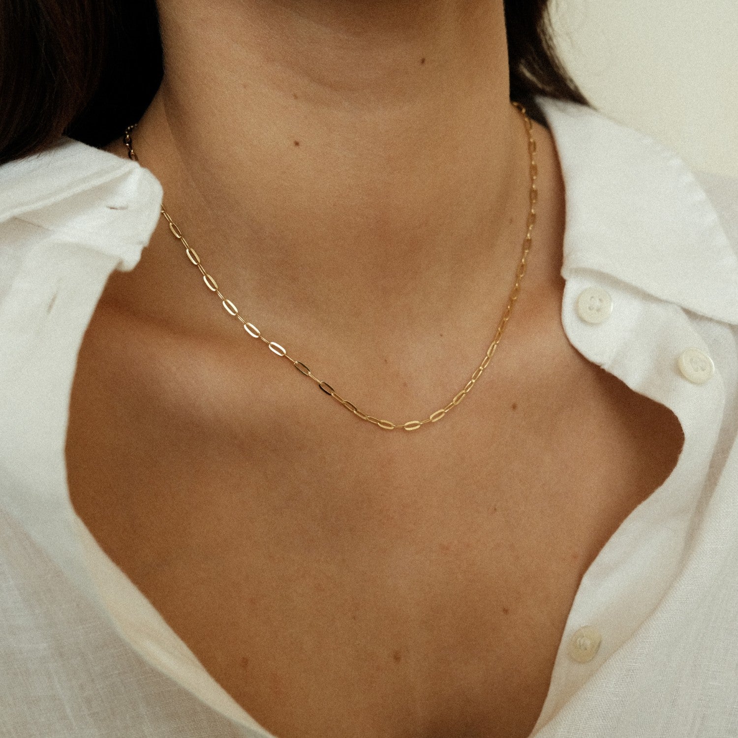 Paperclip ketting kort