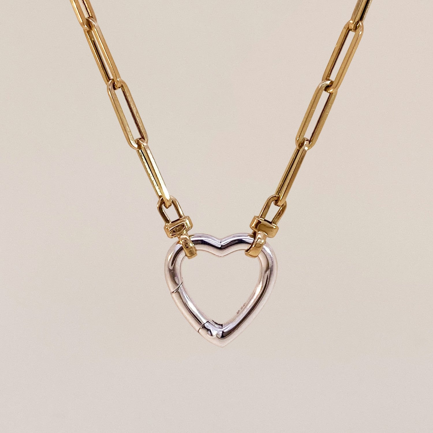 Silver Heart Connector