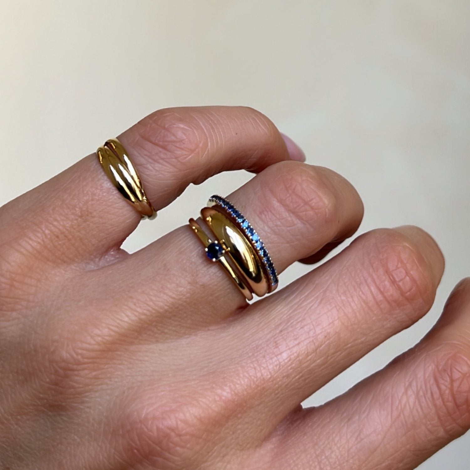 Saffieren Gold Band Mini