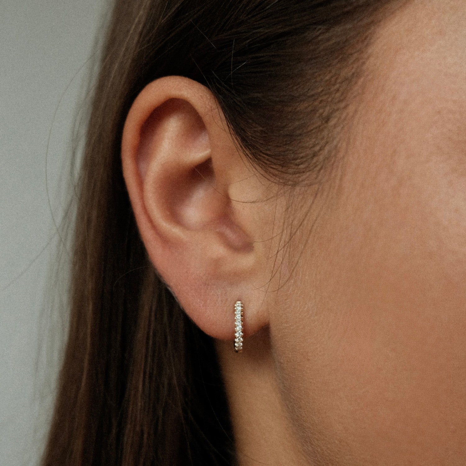 Signature Diamond Huggies