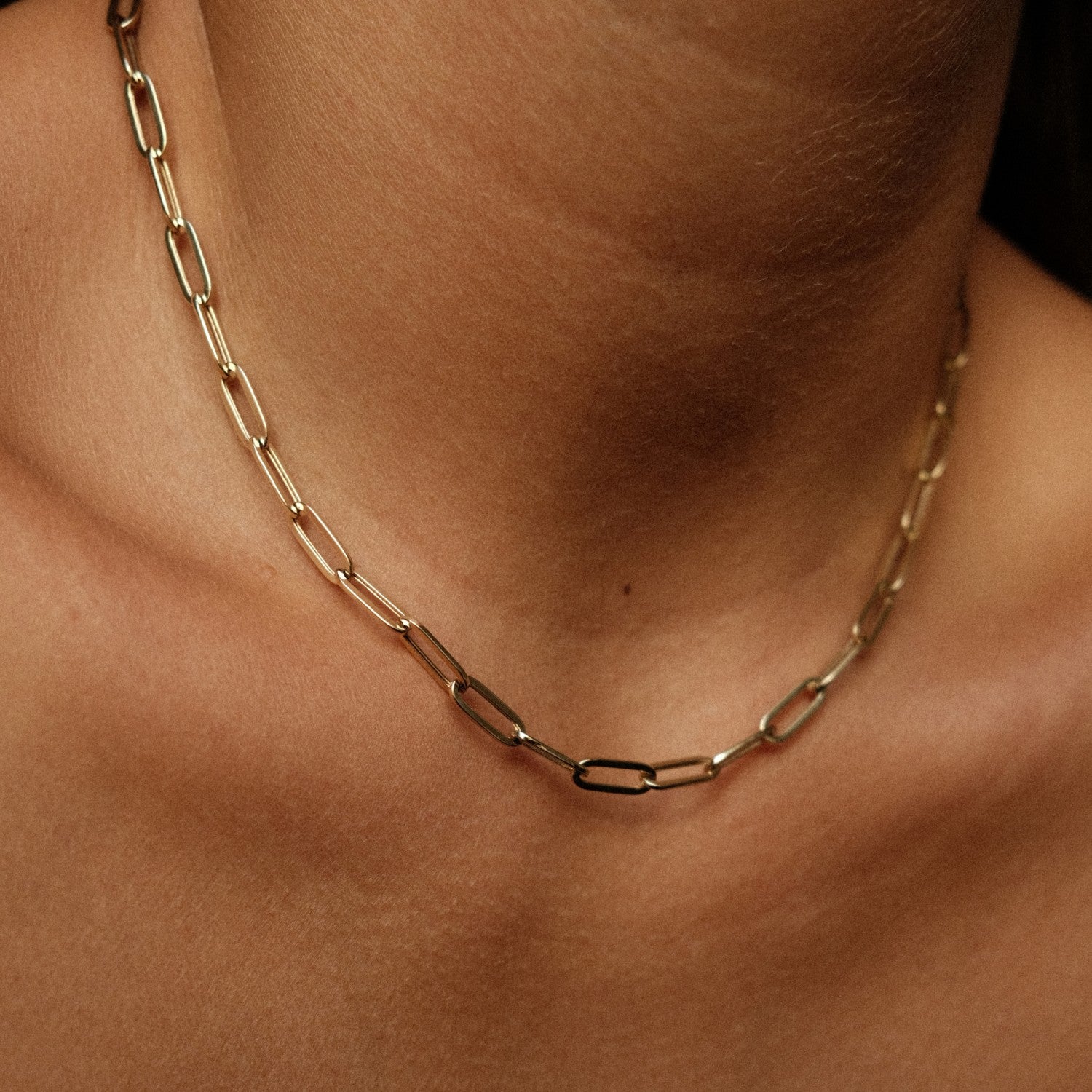 Signature paperclip ketting Oro