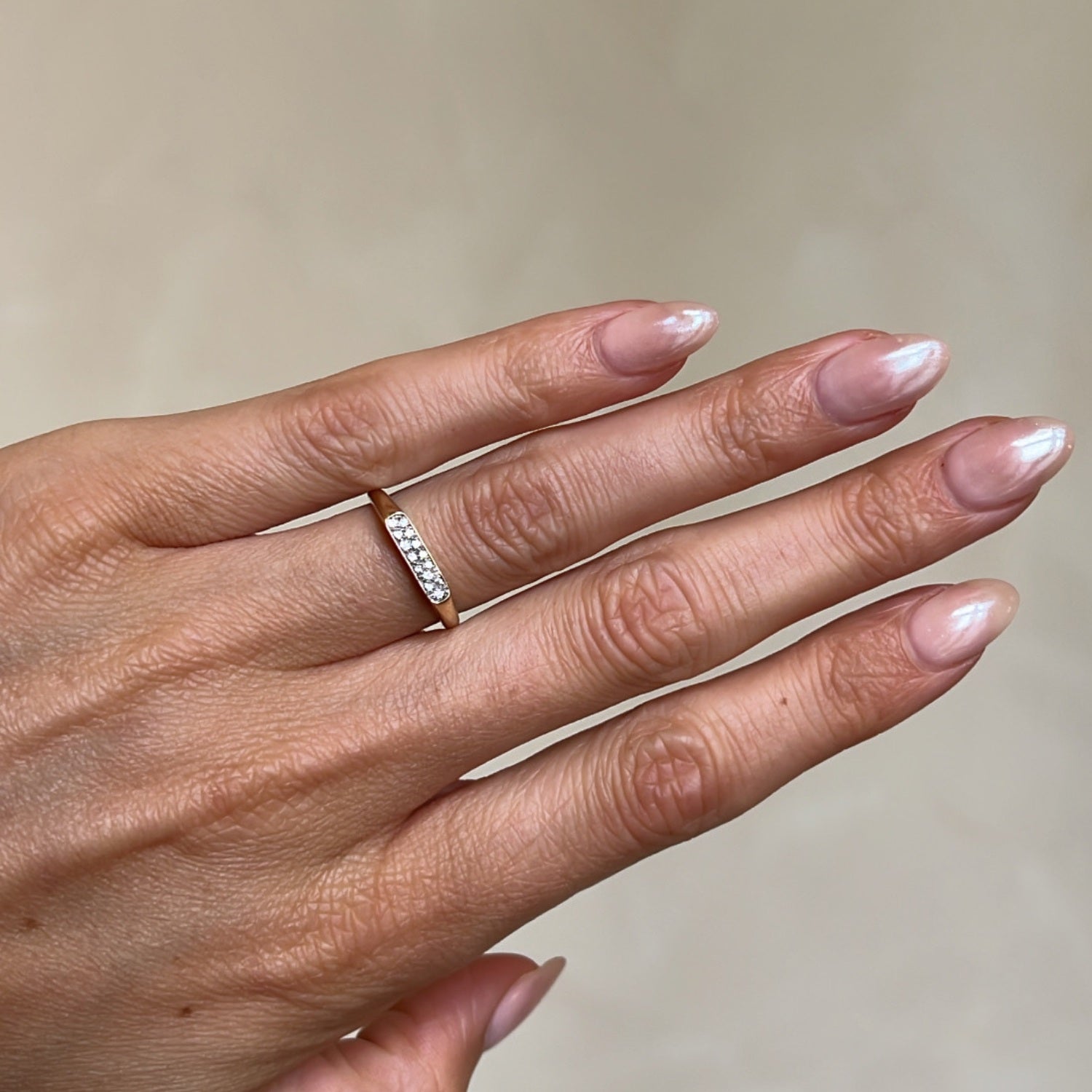 Signet Ring Diamonds