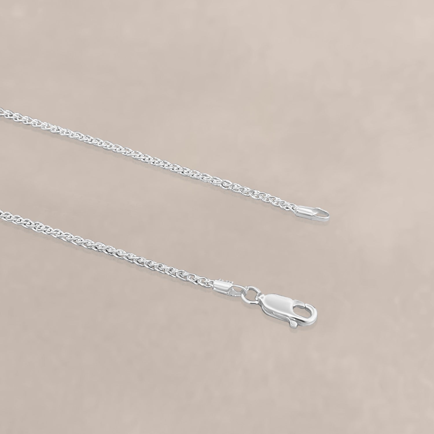 Silver Delicate Foxtail Necklace