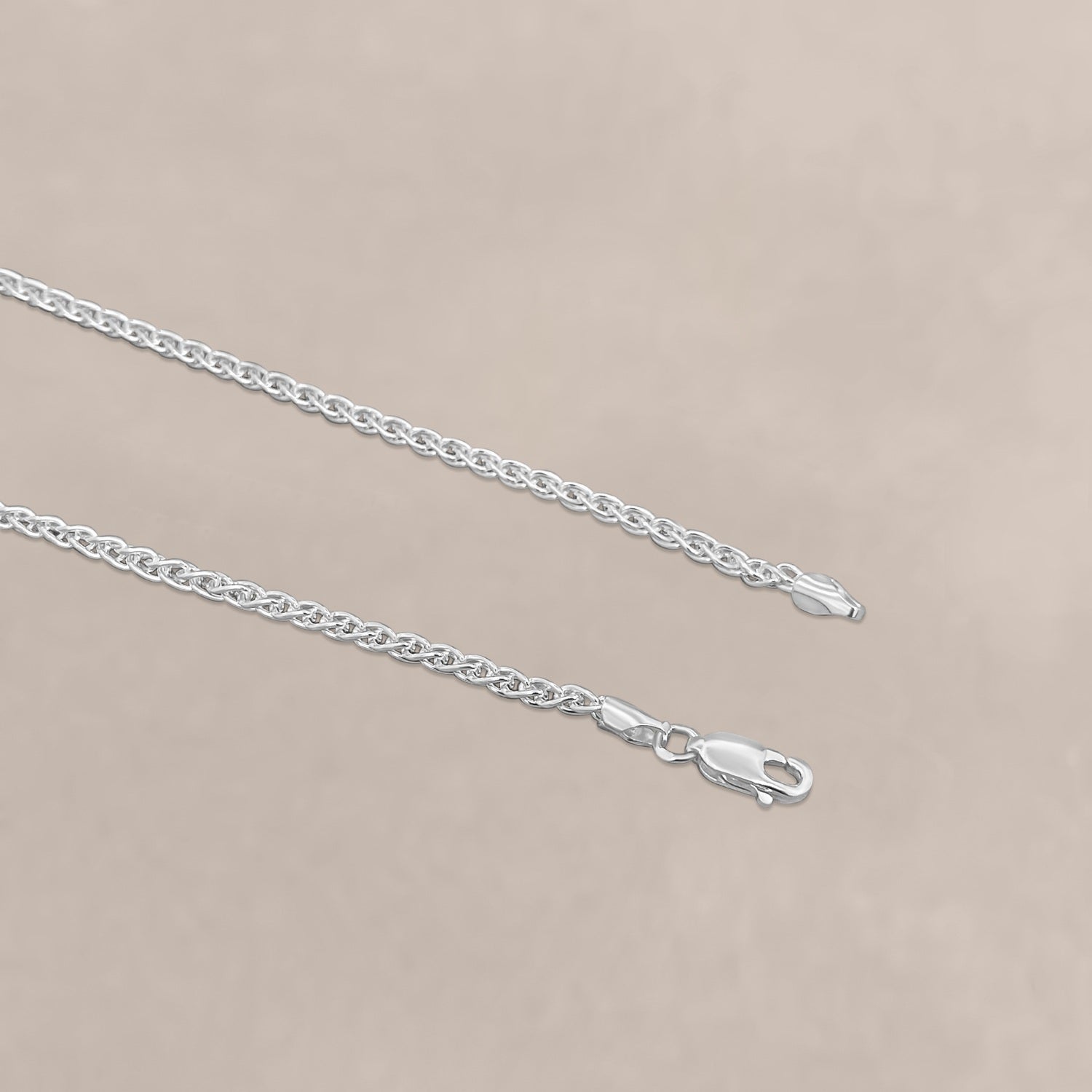 Silver Foxtail Necklace