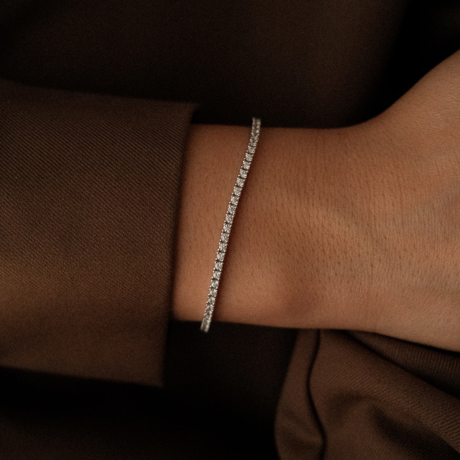 Silver Tennis Bracelet