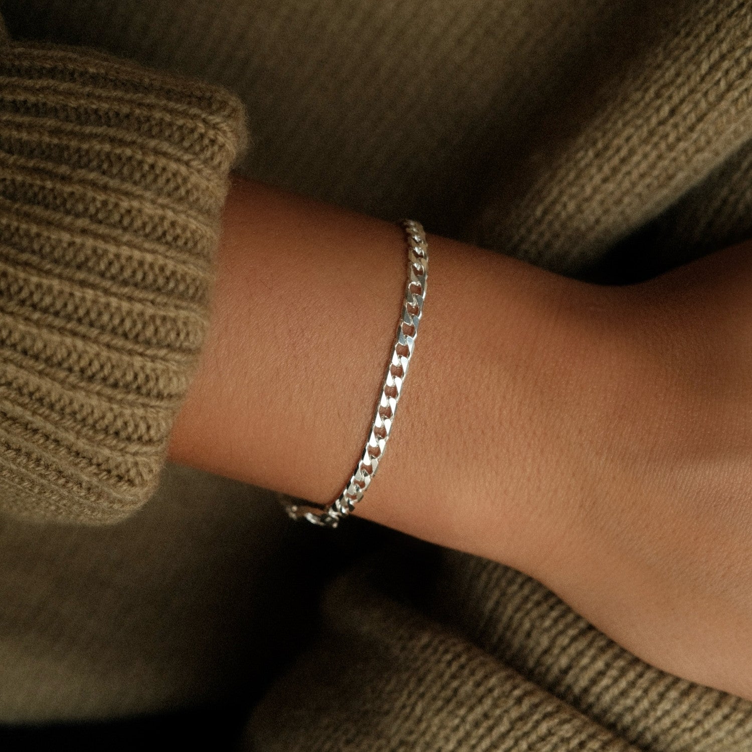 Silver Bold Gourmet Bracelet