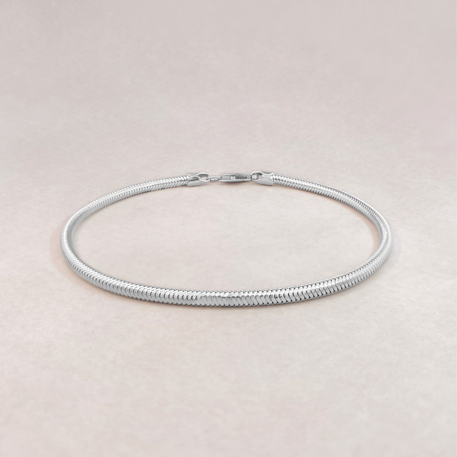 Silver snake bracelet