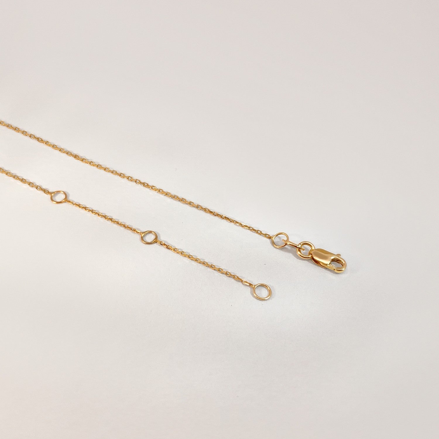 Sluiting Diamanten Bezel Ketting