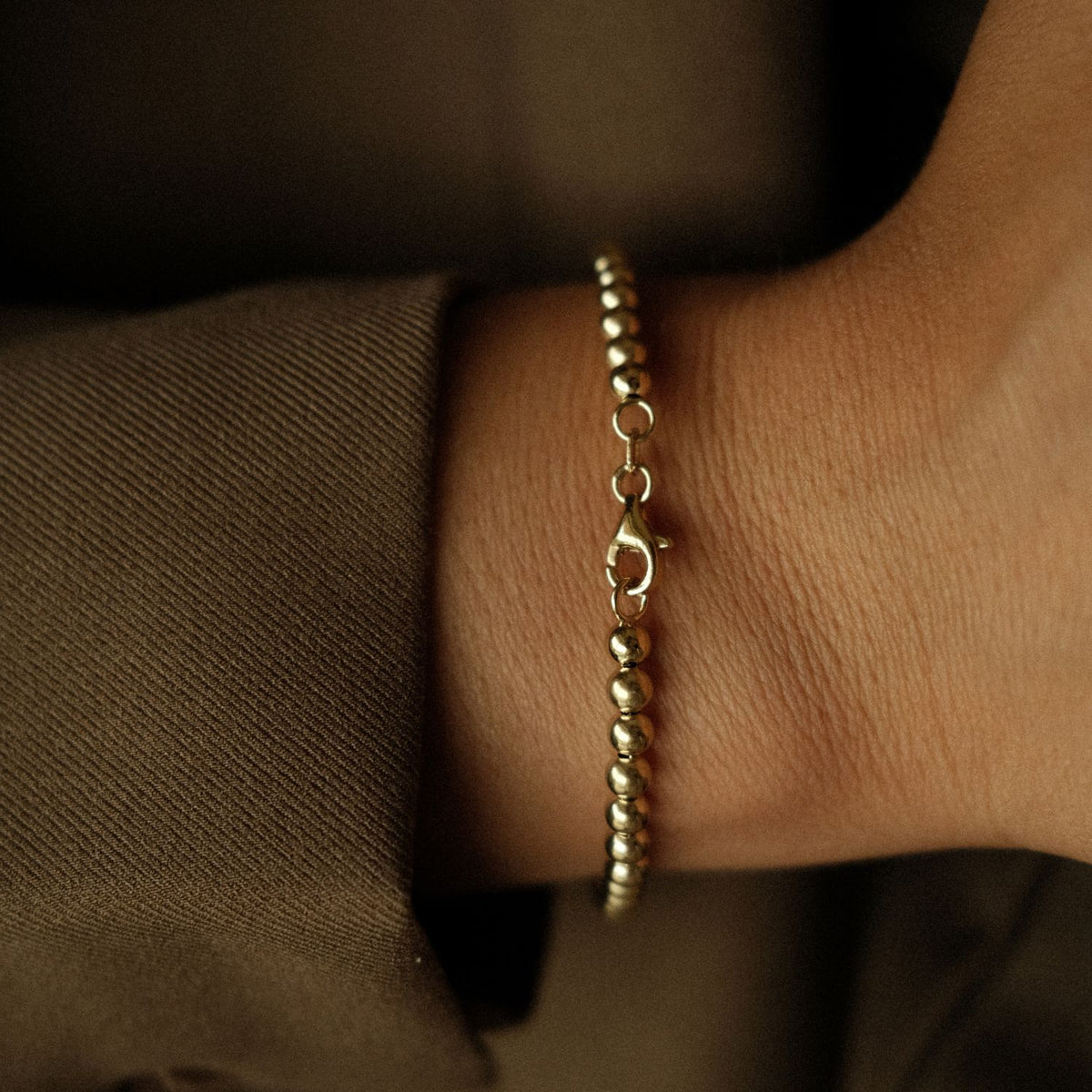 Sluiting bolletjes armband