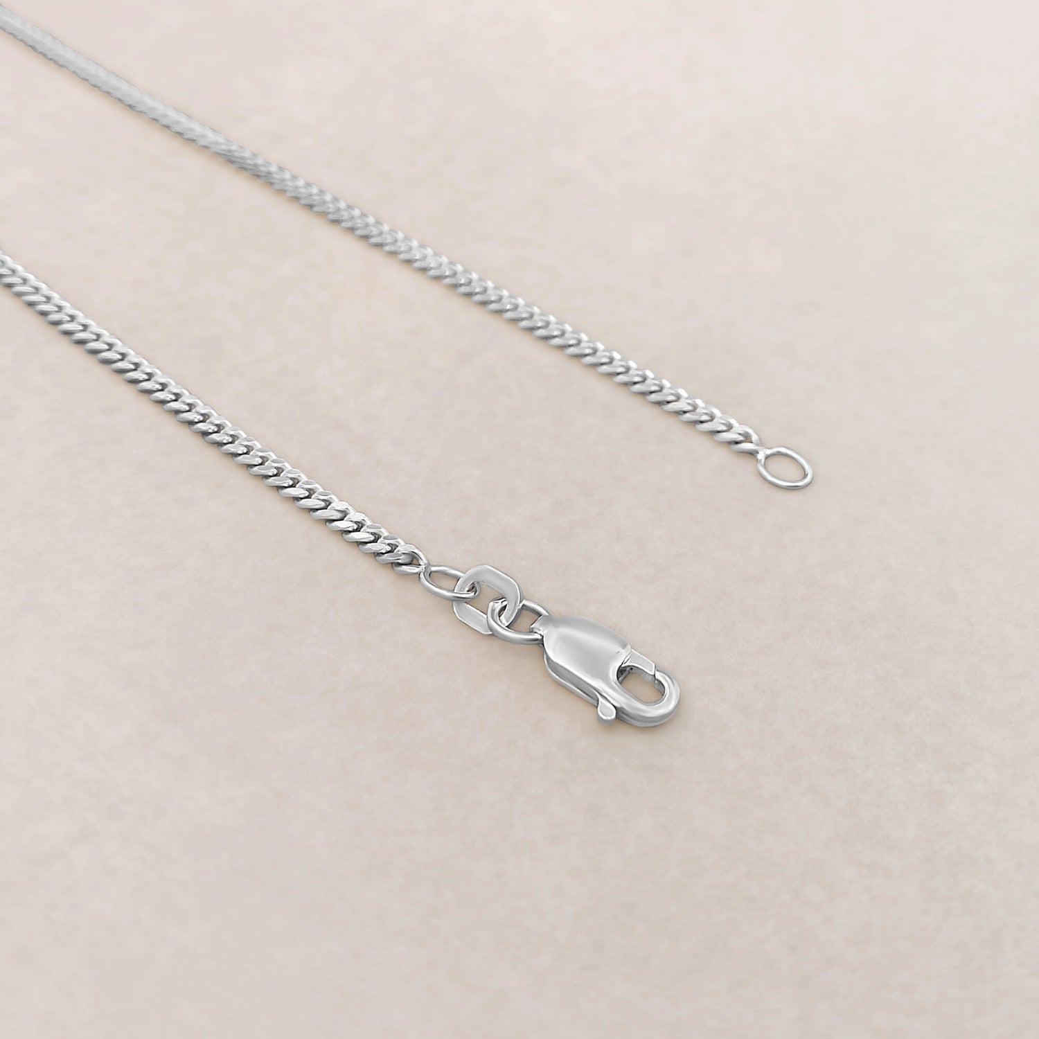 Sluiting zilveren gourmet ketting