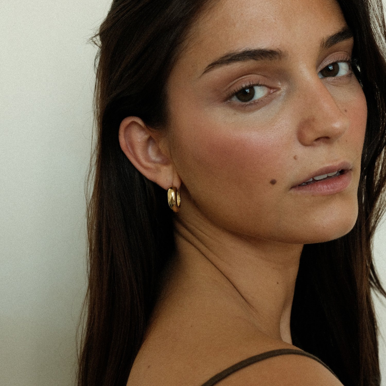 Small oval hoops