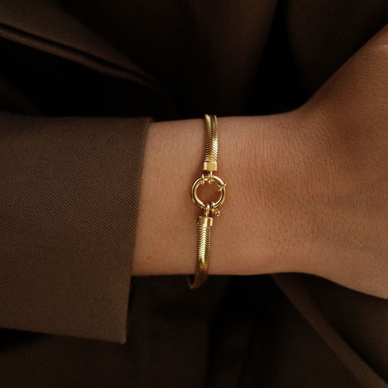 Snake Bracelet with Springlock