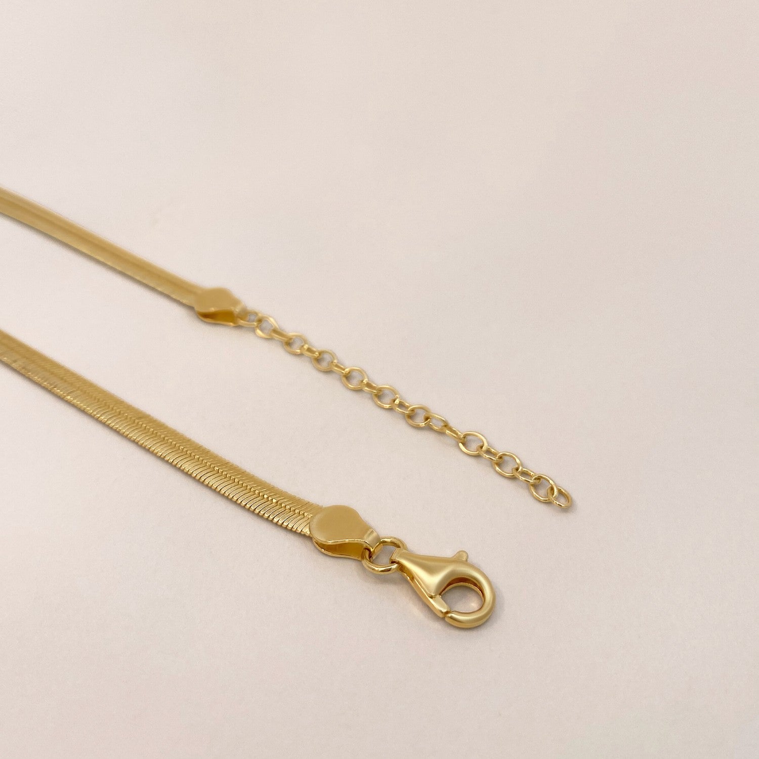 Snake vergulde ketting