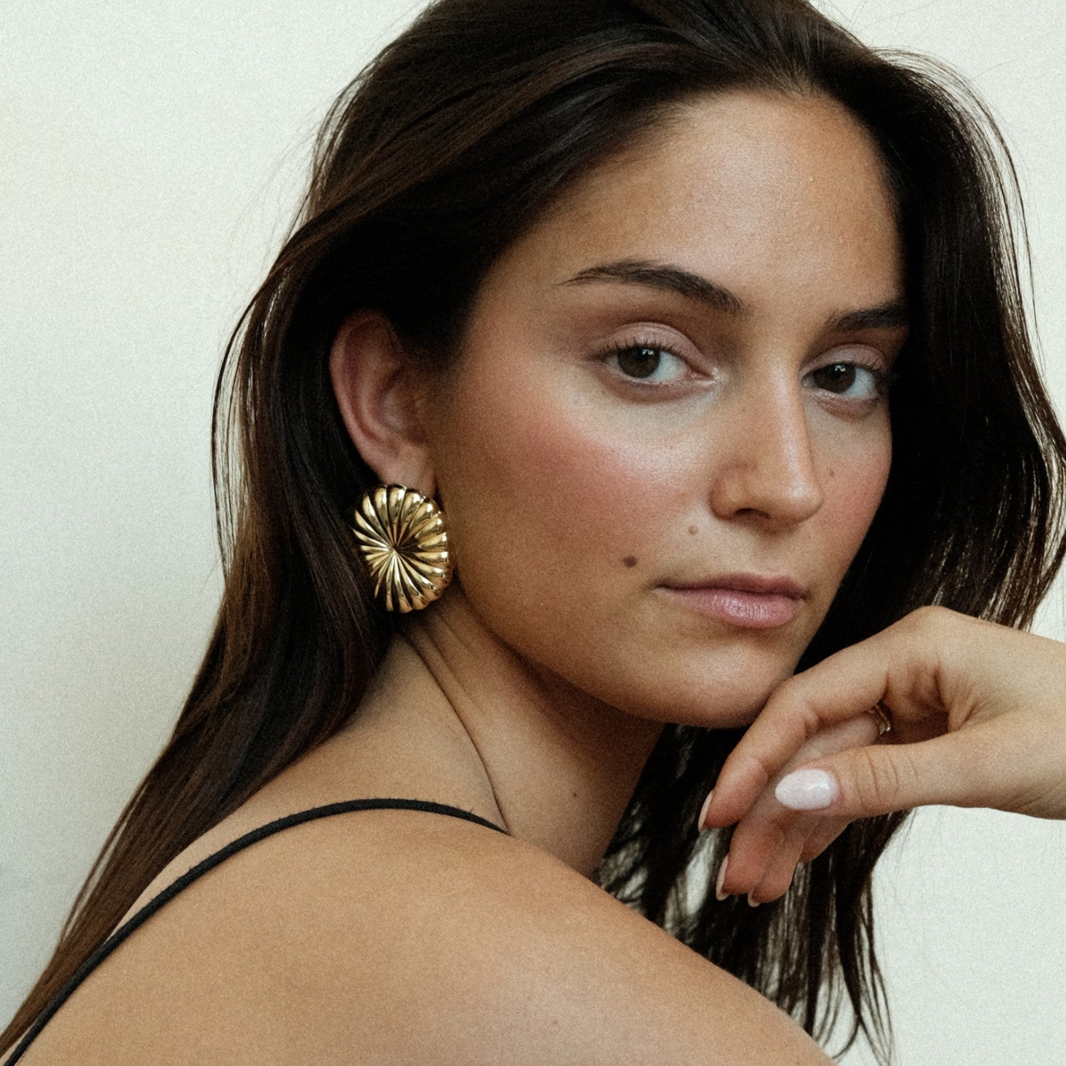 Statement earrings floral