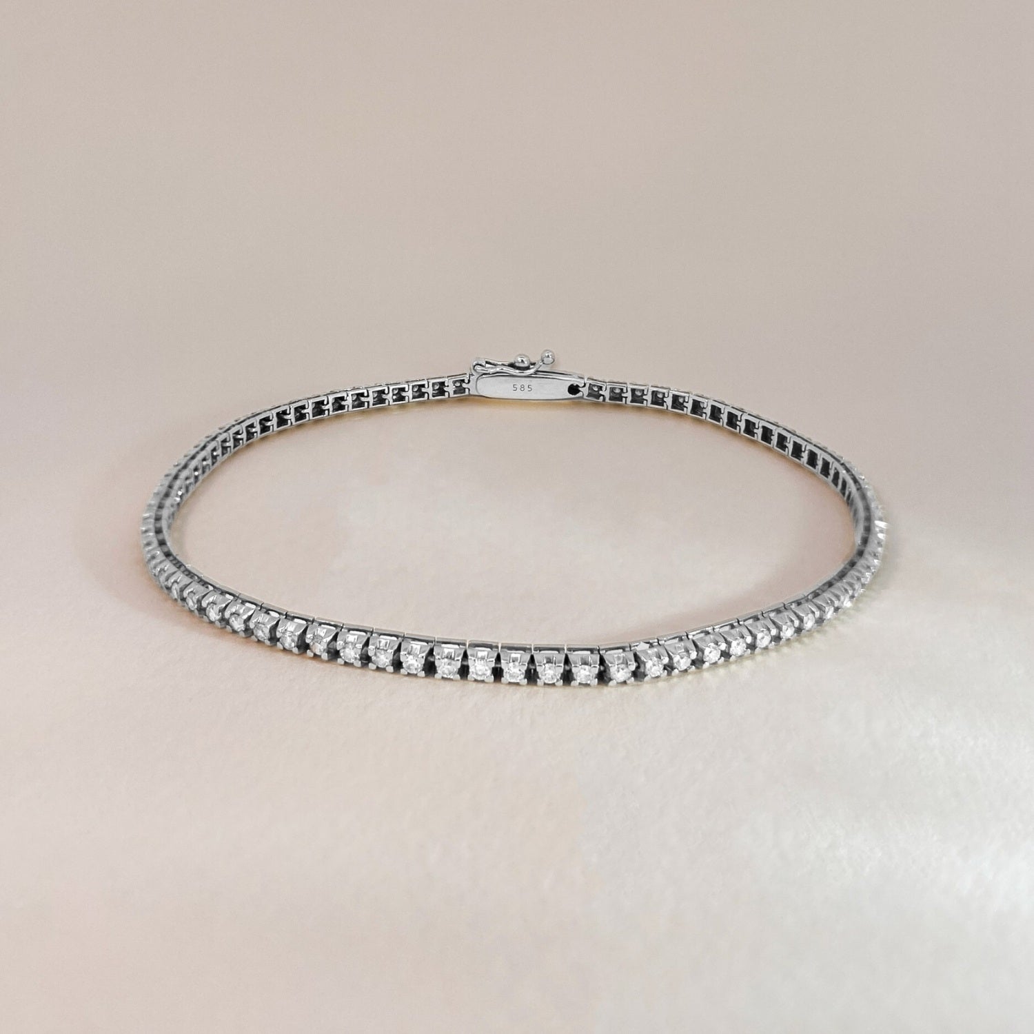 Tennis Bracelet White