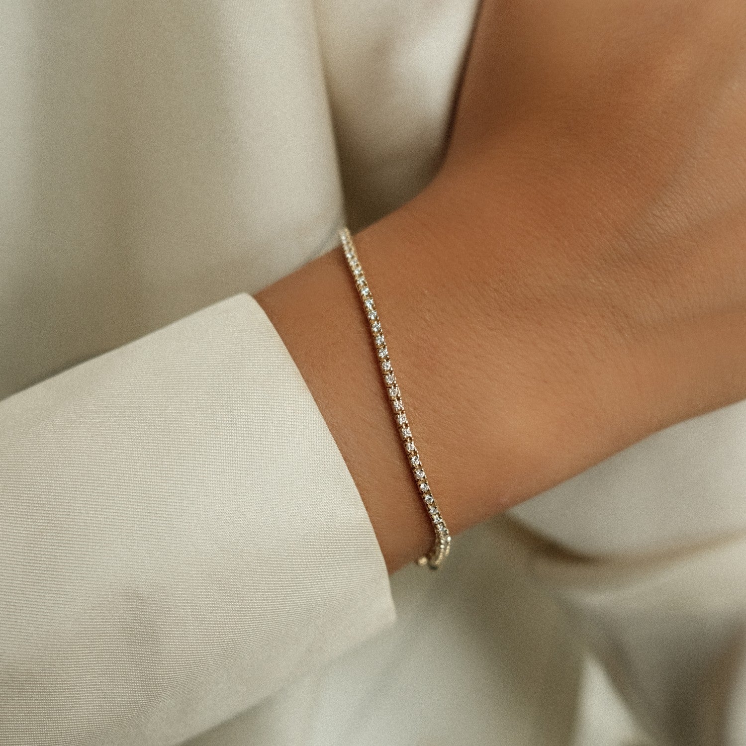 Tennis armband diamant