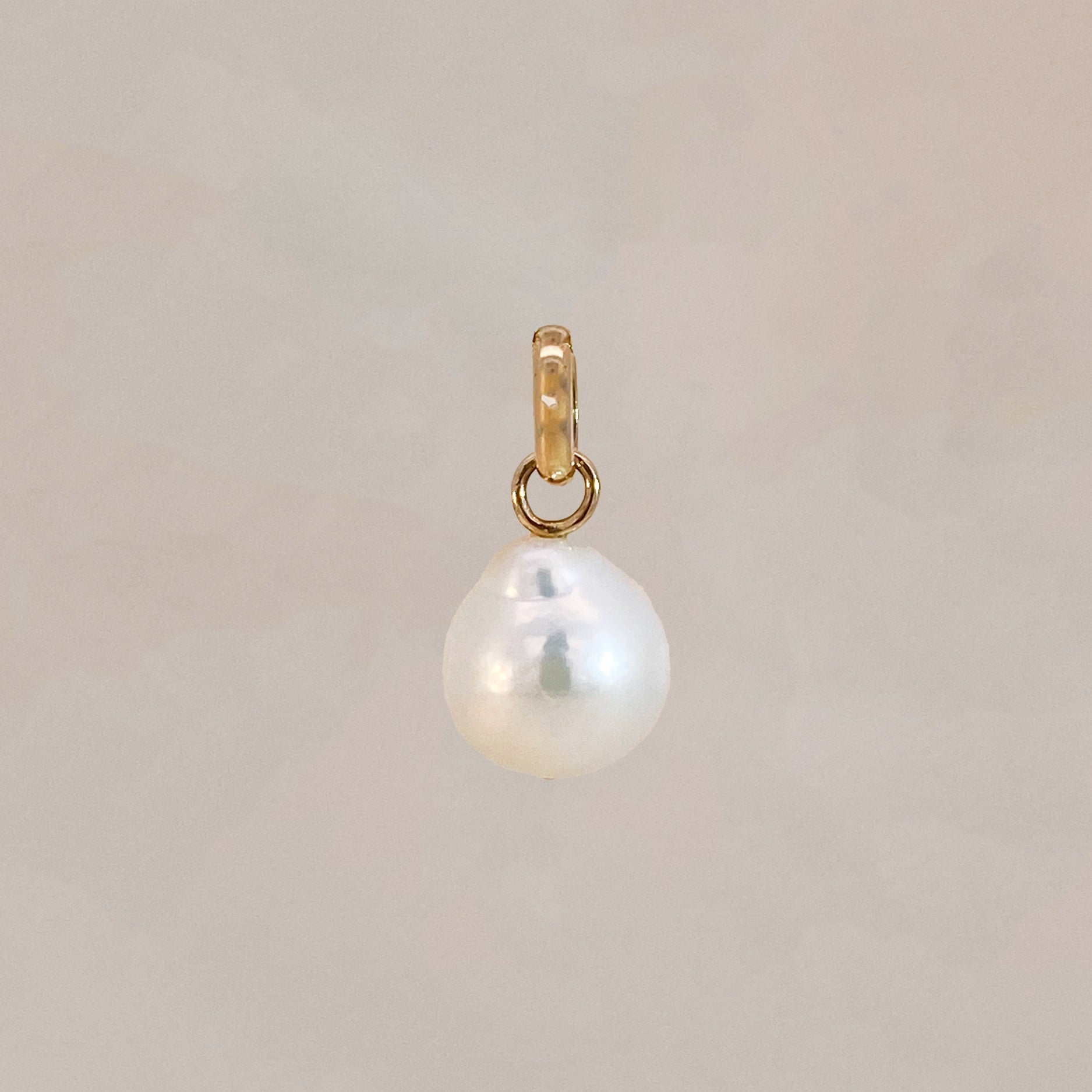 Tiny Baroque Pearl Pendant