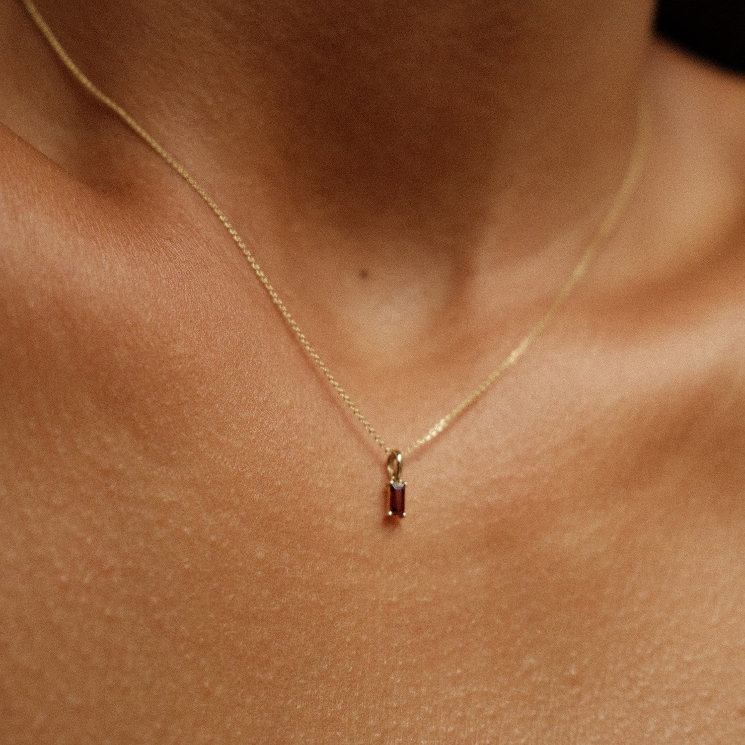 Tiny birthstone charm