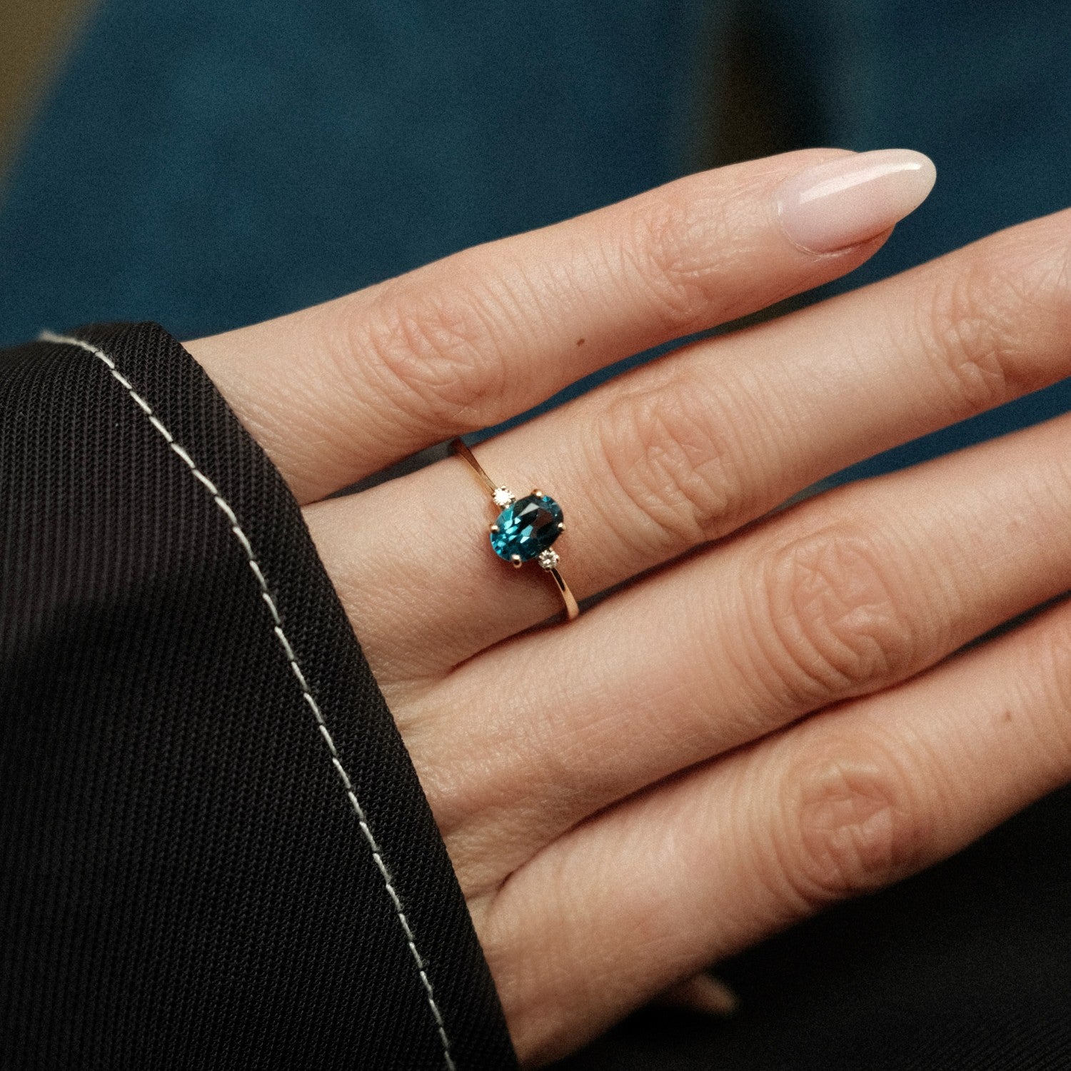 Topaz Ring Diamonds