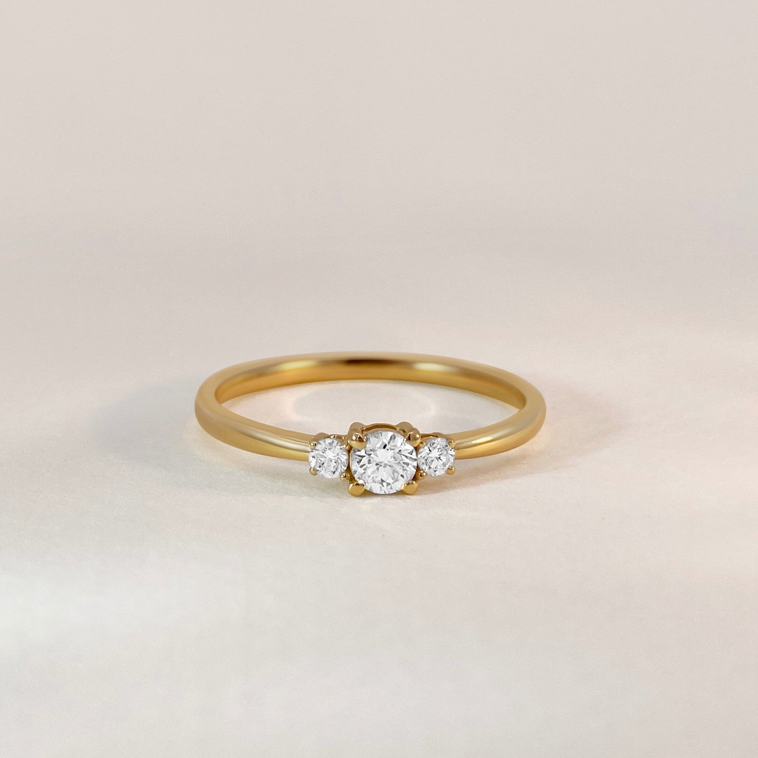 Trilogy ring goud