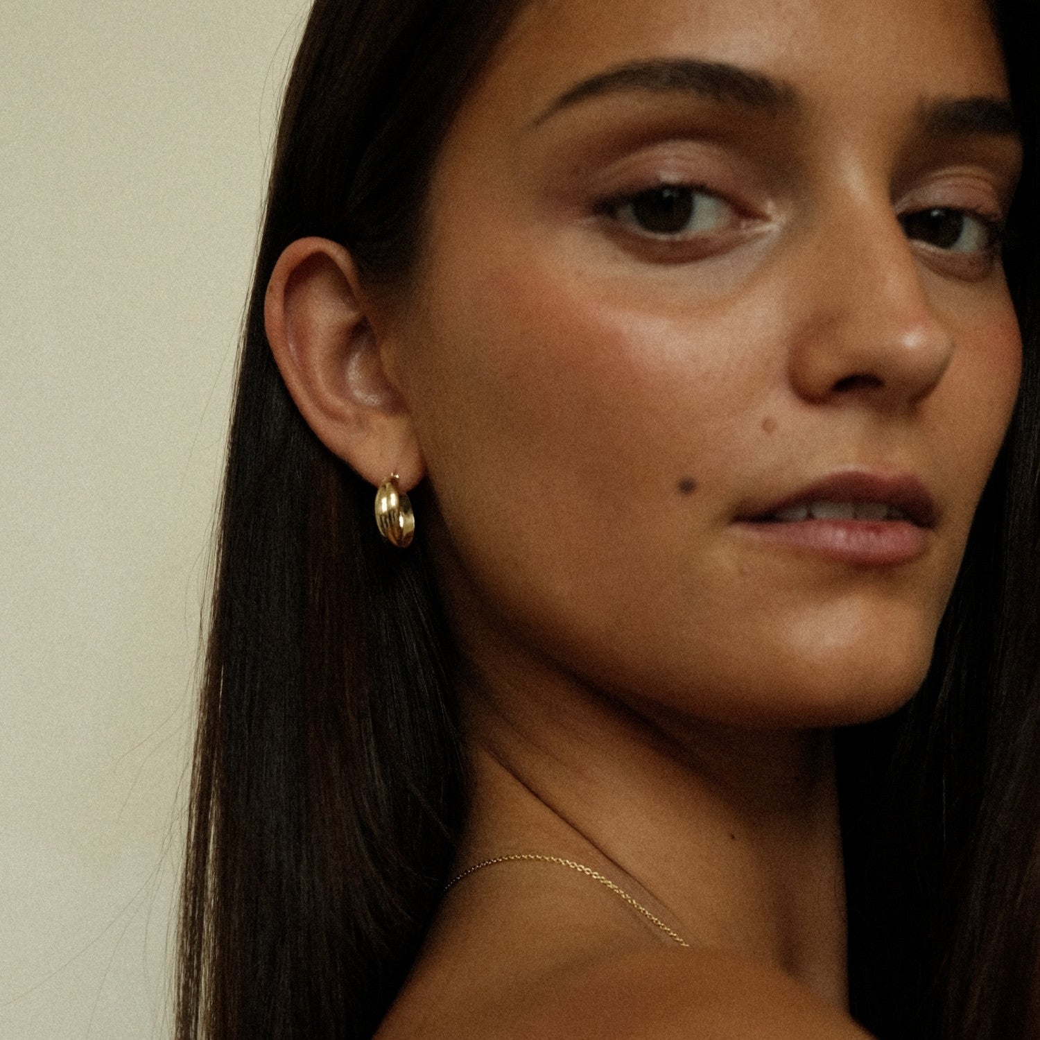 Twist hoops goud