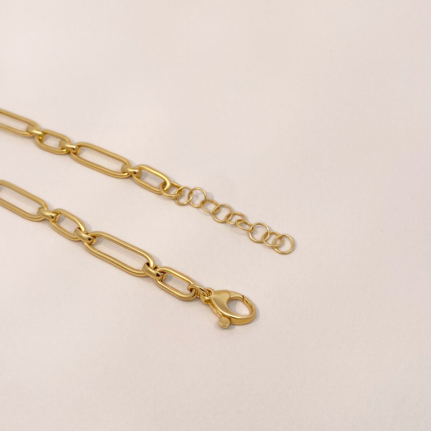 Unieke paperclip schakel ketting