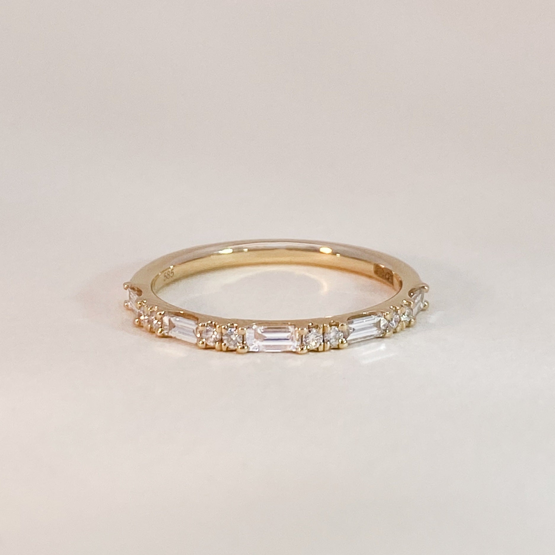 Unique Diamond Row Ring