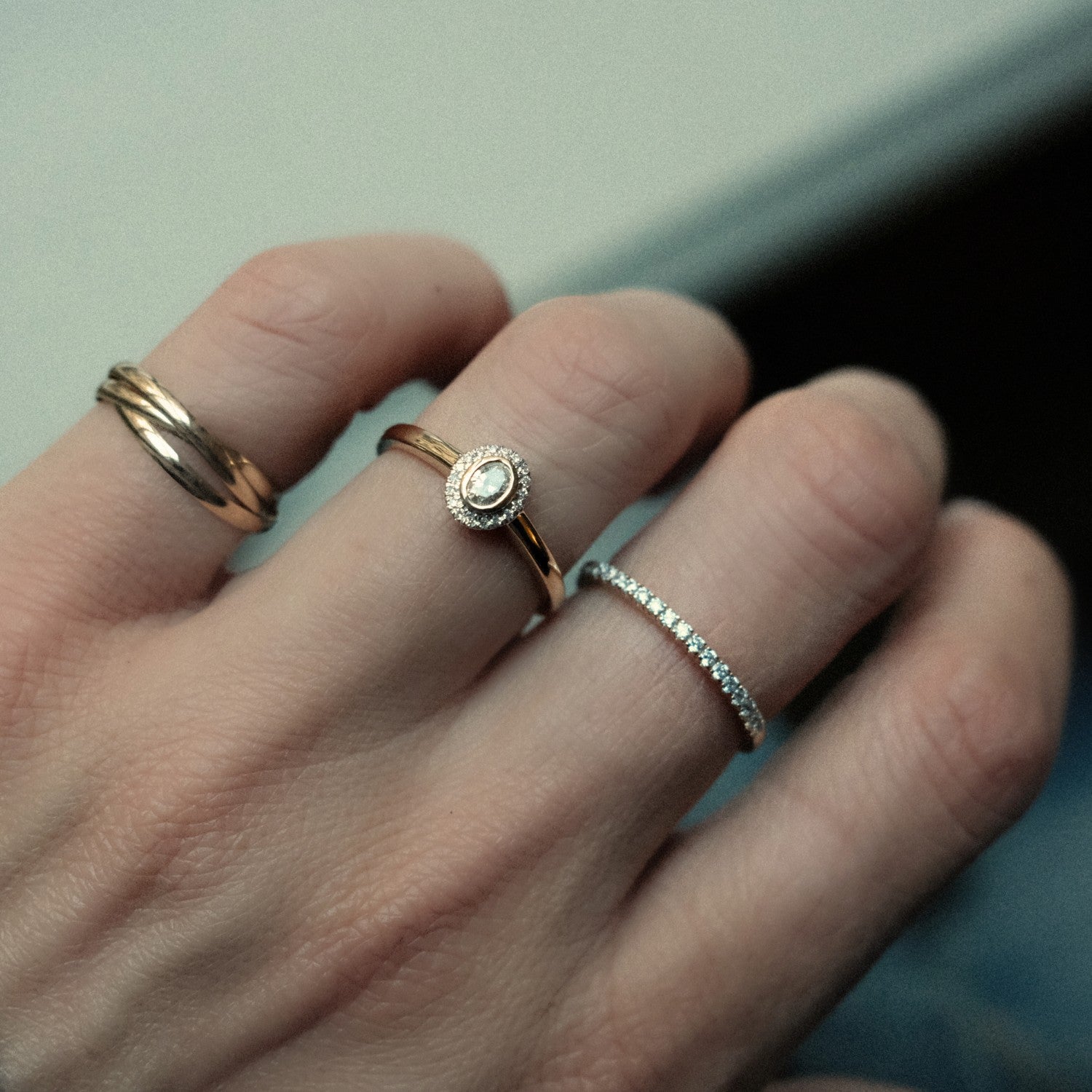 Verlovingsring ovale diamant