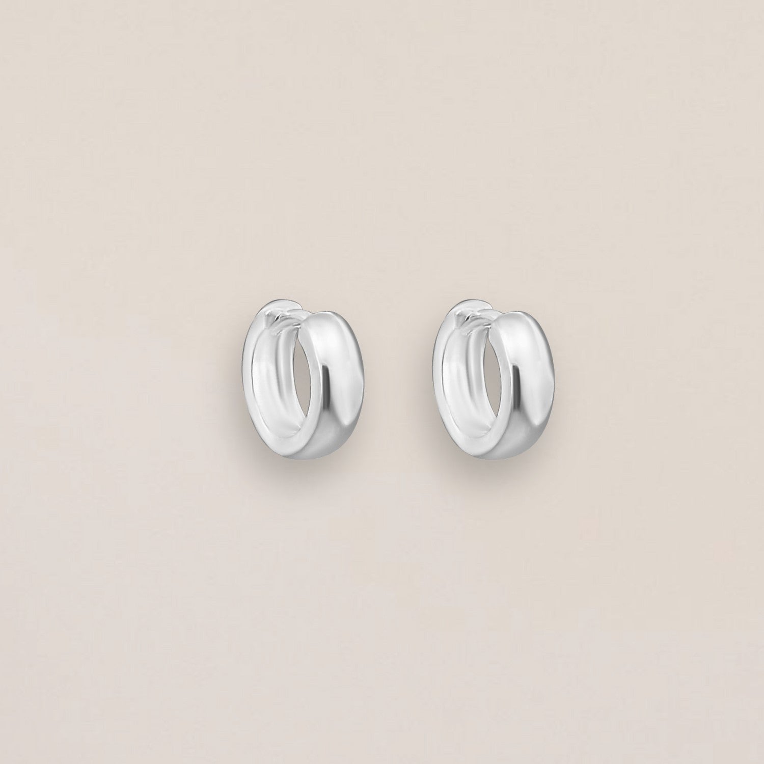 Zilver hoops S