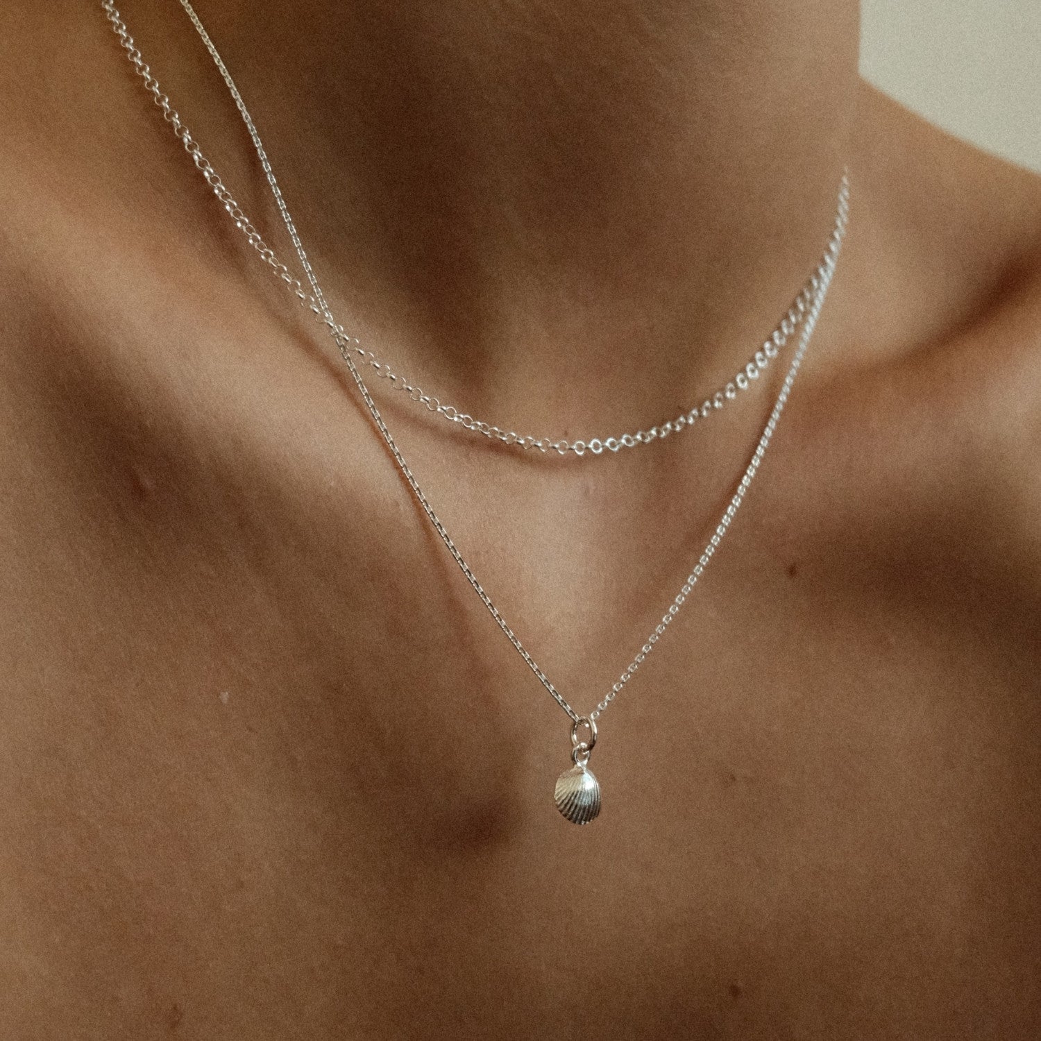 Zilveren ketting combinatie