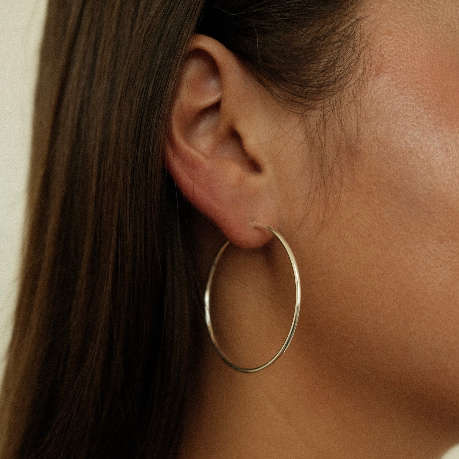 Zilveren slim hoop L